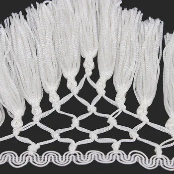 

1yard Off White Braided Fringe Tassel Trimming Venice Lace Ribbon Trim Applique Decoration for Latin Clothing T1858