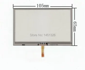 

New 4.3inch 4 wire Resistive LCD Touch screen digitizer panel 105mm x 65mm