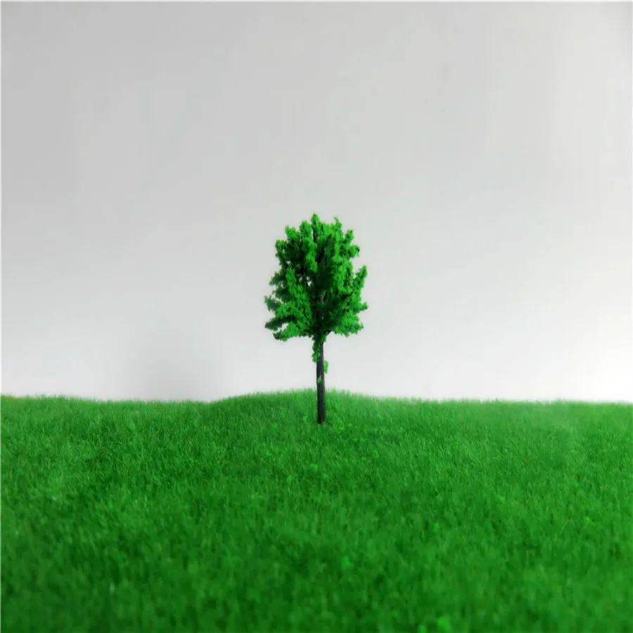 new architecture 3d scale artificial plastic model  green tree  layout164