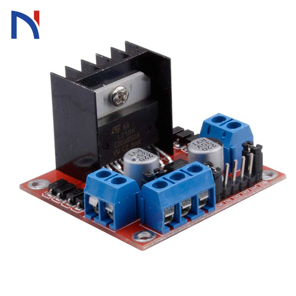 

1pcs L298N driver board module L298 stepper motor smart car robot breadboard peltier High Power for Arduino Smart Car