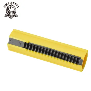 

SINAIRSOFT SHS yellow 19-tooth Full Metal Rack Piston for SR-25 and L85 Series Can Be Used Airsoft Gearbox hunting accessories