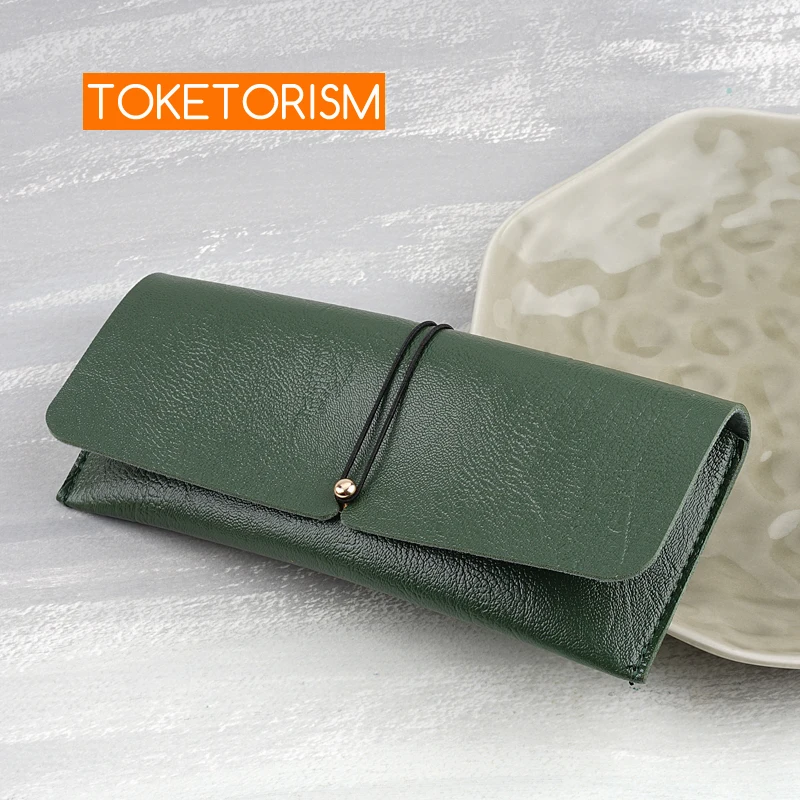 Toketorism retro soft sunglasses bags glasses boxes durable synthetic leather spectacles cases B8