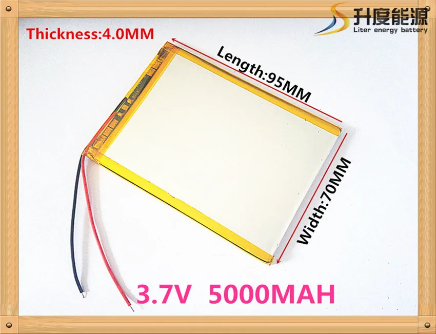3,7 в 5000 мАч(полимерный литий-ионный аккумулятор) литий-ионный аккумулятор для планшетных ПК 7 дюймов MP3 MP4 [407095] Замена [357095] Высокая емкость