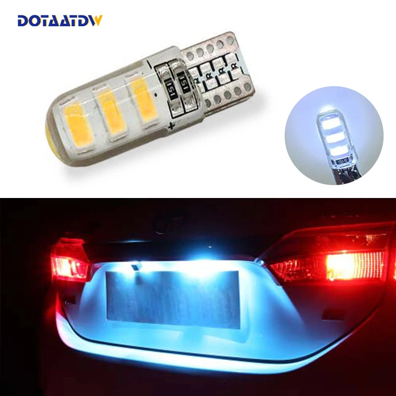 DOTAATDW 1x супер яркий светильник номерного знака без Ошибок T10 5630SMD светодиодный для Opel Adam Corsa C Combo Corsa D Astra H