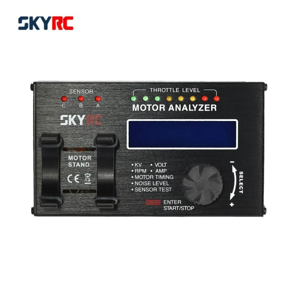 

Original SKYRC BMA-01 Brushless Motor Analyzer Tester RPM KV Voltage Timing Noise AMP Hall Checker Motolyzer for RC Car Part