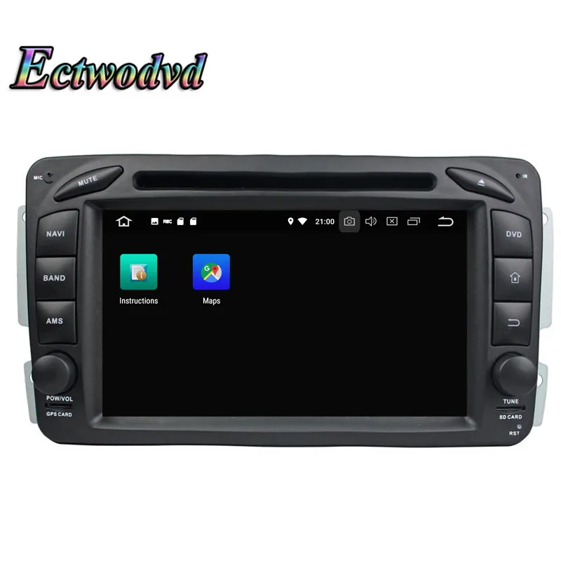 Flash Deal Ectwodvd Octa Core Car DVD GPS Navigation for Benz ML W163 CLK W209 (2002-2005)/C-Class W203 (2000-2004)/SLK W170 1998-2001 3