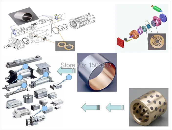 Oilless Bearing(Seif-Lubricanting bushing Bearing) 4