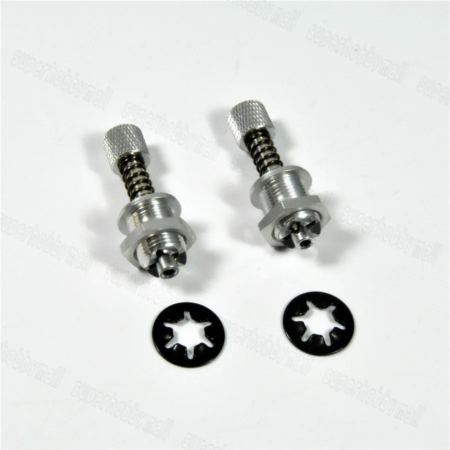 

2pcs/set Heavy Duty Aluminum Cowl Lock set Push Button Latch Locks For RC Boat Model 22x10mm 42x12mm