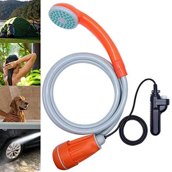 

NEW Camping Shower 12V Electric Outdoor Shower Bag Kit For Travel Car Washing Water Bag Kit Hiking Flowering Plants Watering