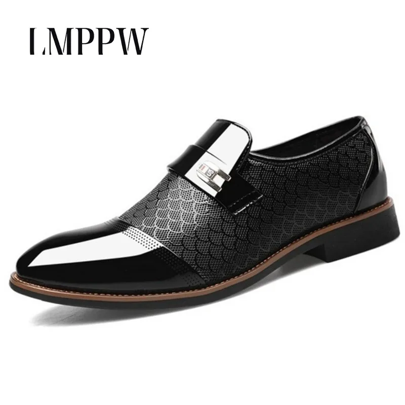 

2019 New Men's Shoes Soft Pu Leather Men's Casual Shoes Fashion Breathable Men Flats Oxfords Black Brown Men Dress Formal Shoes