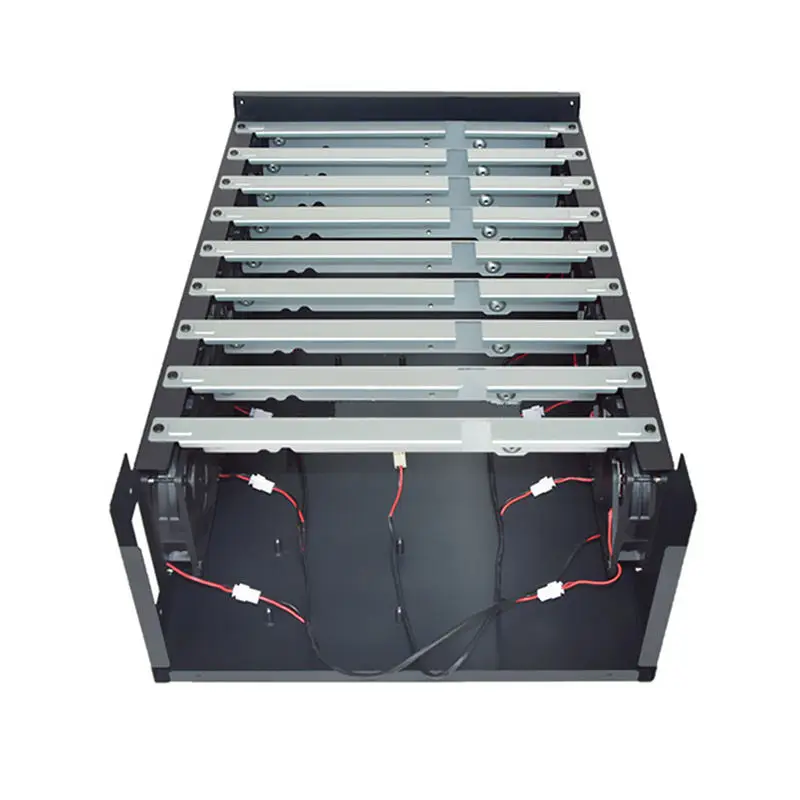 Open Air DIY 9GPU Crypto Coin Mining Server Frame Rig Graphics Case + 10 Fans for ATX Computer Mining Case Frame Server Chassis Open Air DIY 9GPU Crypto Coin Mining Server Frame Rig Graphics Case + 10 Fans for ATX Computer Mining Case Frame Server Chassis