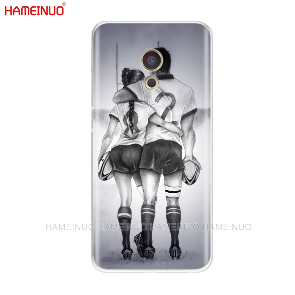 HAMEINUO الرجبي الكرة الرياضة غطاء الهاتف حالة ل Meizu M6 M5 M5S M2 M3 M3S MX4 MX5 MX6 برو 6 5 U10 U20 ملاحظة زائد