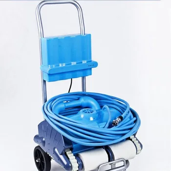 

Wall Climbing and Remote Control Smart Swimming Pool Cleaner , Auto Pool Cleaner , Robotic Pool Cleaner With Caddy Cart