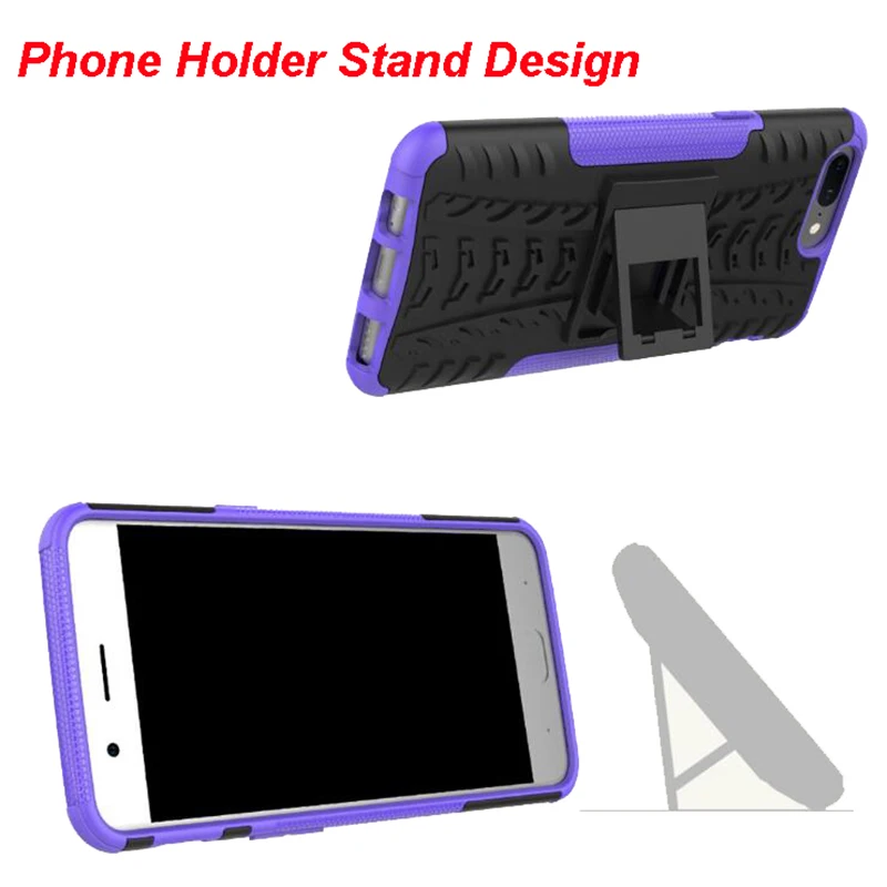 OnePlus 5 Case Tire Tough Rugged Dual Hybrid Hard Stand Duty Armor Phone Case For One Plus Five A5000 TPU+PC Fundas Capa w Stand (13)