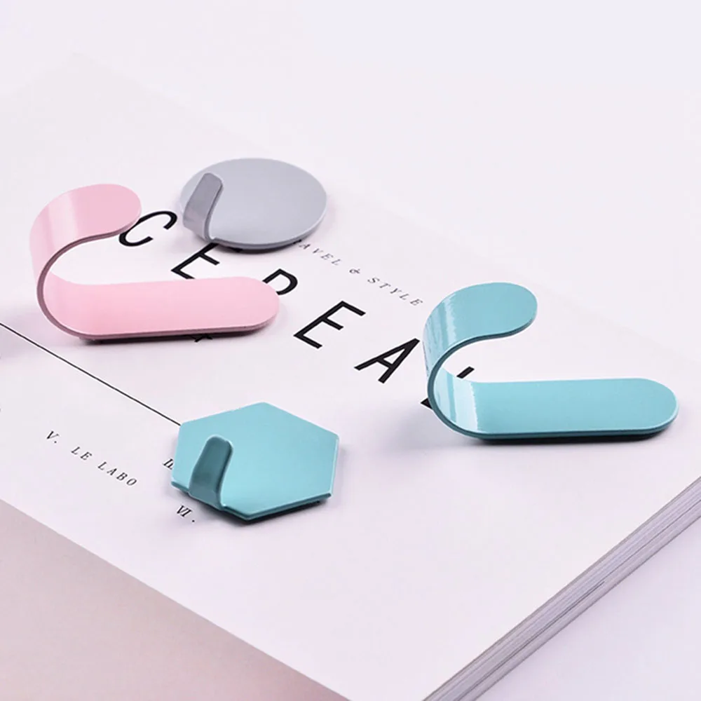 4 Uds Forma Geometrica De Pared De Hierro Forjado Ganchos Montado En La Pared Clave Titular Oficina Minimalista Decoracion Para El Hogar Diy Ganchos Organizadores Jamiiprime Store