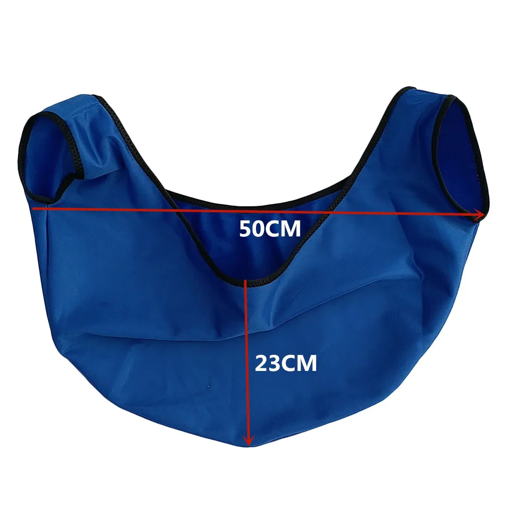 1Pcs Microfiber Bowling Ball Polisher Cleaner Cleans Well Black / Blue 50CMX23CM Bowling Ball Carry Bag Accessory