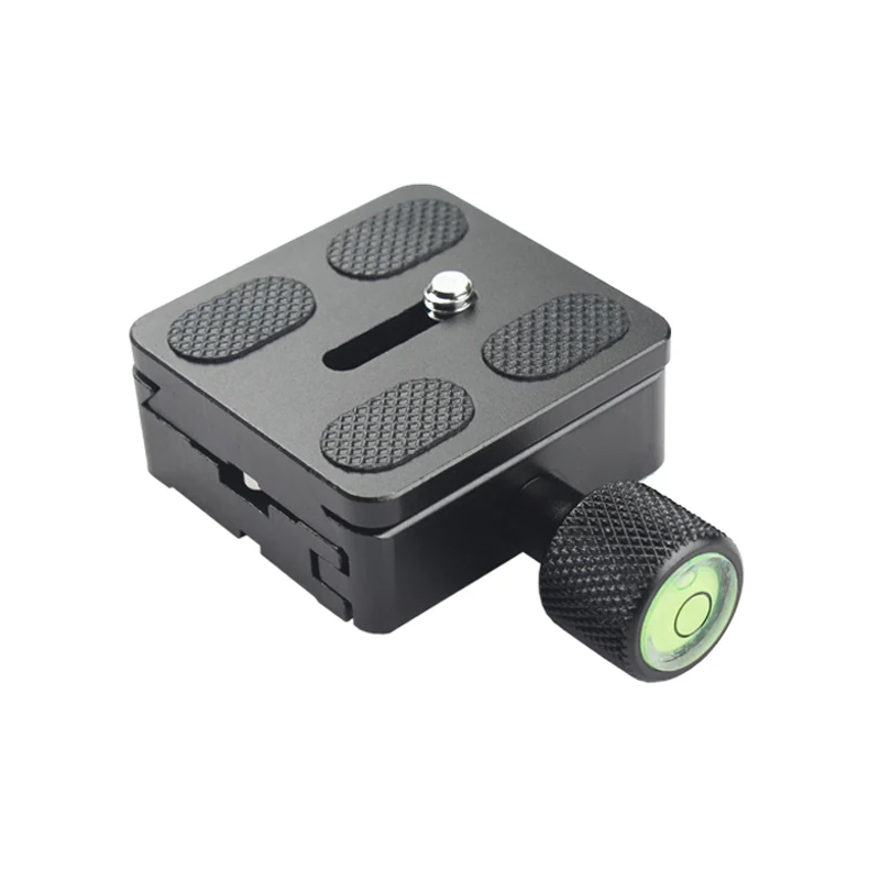 

50x50mm Aluminum 1/4'' Quick Release Plate + Clamp Adapter Mount for DSLR Camera Tripod Monopod Ball Head Arca Swiss RRS