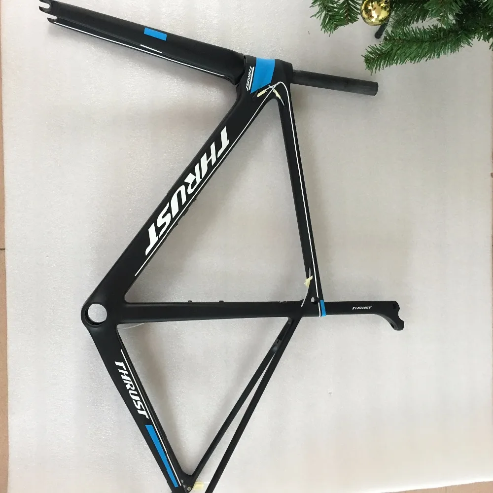 Discount THRUST Carbon Road Bike Frame Racing Bike Frame OM05 Design Carbon Road Frame Bicycle Frame XS/S/M/L 8