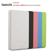 New Styles TWOCHI A1 5 Color Original 2.5” External Hard Drive 250GB USB3.0 Portable HDD Storage Disk Plug and Play On Sale