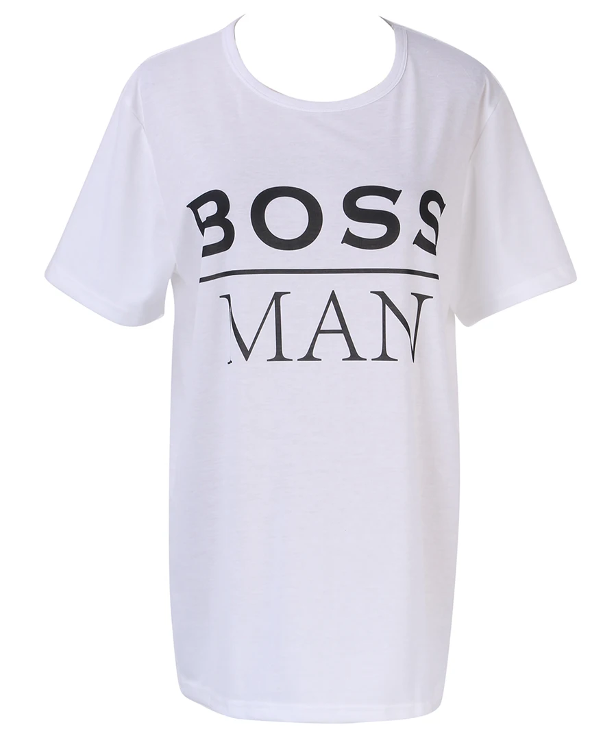 Повседневные футболки для мамы папы ребенка босса Семейные комплекты маленький