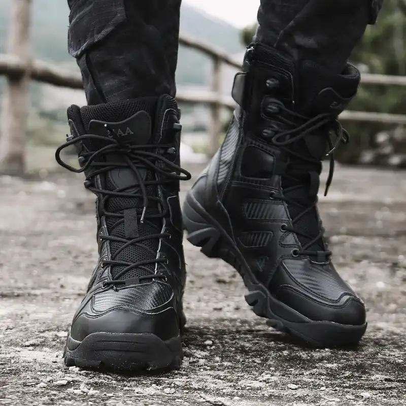 stylish army boots