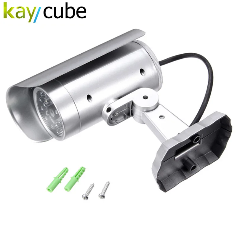 

1900 Dummy IR Simulation Fake Camera Home Surveillance Security With Sensor with Light LED Flashing