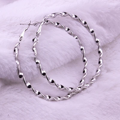 Simple Design Good Quality Large Circle Round 6CM Big Hoop Earring for Women Fashion Jewelry Earring Brincos - Image 5