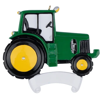 

Maxora Tractor Green Personalized Christmas Ornaments As Craft Ornament for Souvenir, Gifts or For Home Decorations