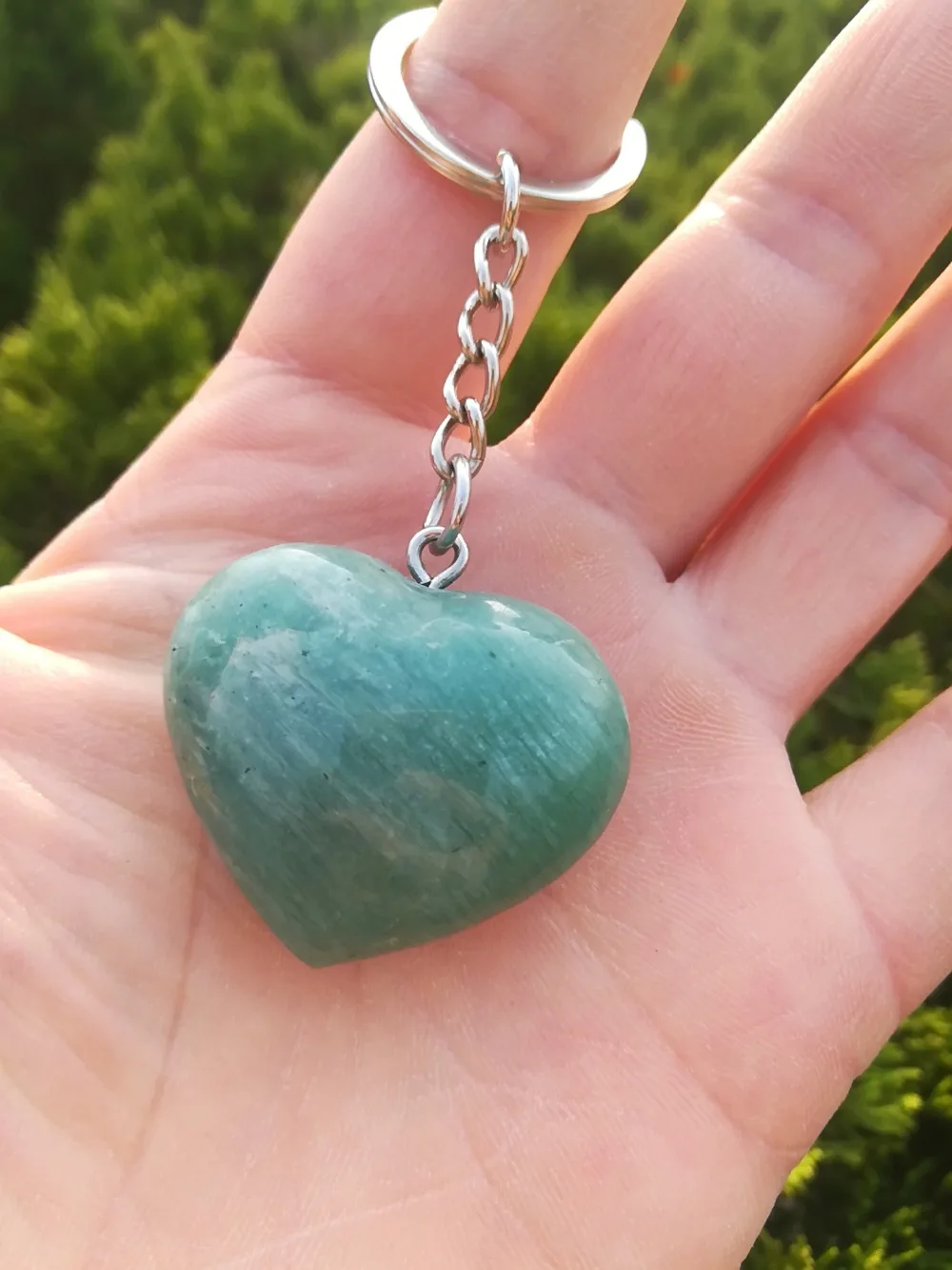 

Natural crystal heart-shaped female pendant boutique small charm necklace wholesale gift girlfriend report