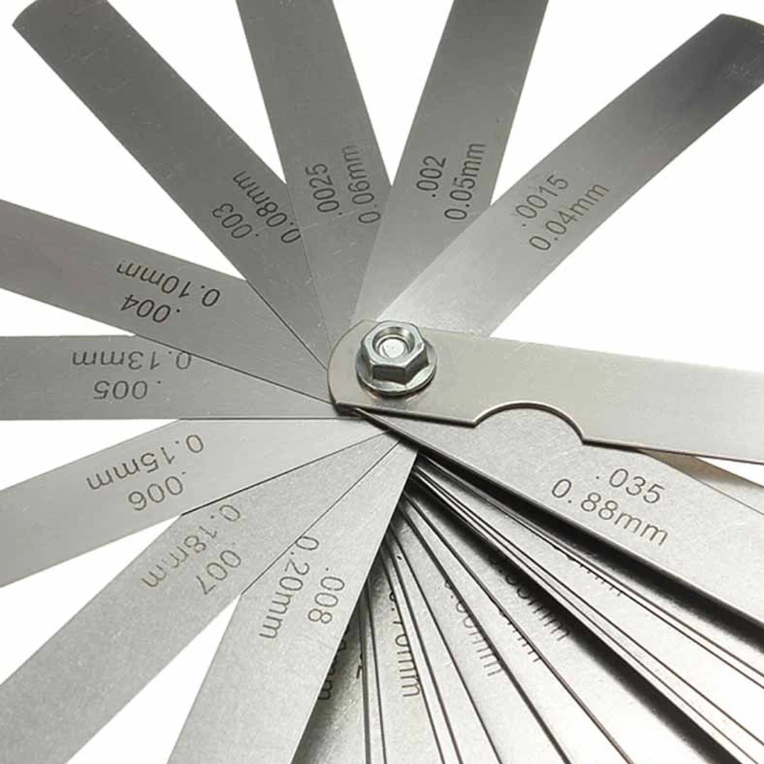 32 Blades 0.01mm Feeler Gauge Metric Gap Filler 0.040.88mm Thickness