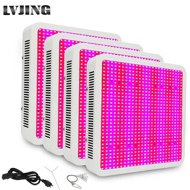 4 шт. LED Grow Light 800 Вт 5630 диодные чипы полный спектр Светодиодная панель лампа для