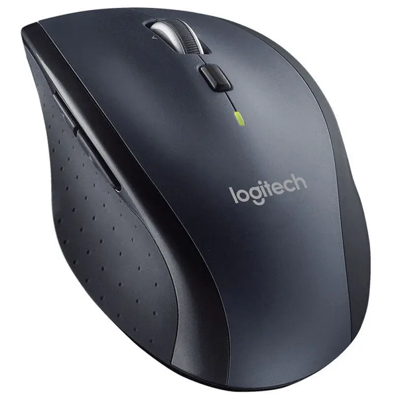 Logitech M705 Marathon Wireless Mouse – Long 3 Year Battery Life Ergonomic  Sculpted Right-Hand Shape Hyper-Fast Scrolling and USB Unifying Receiver