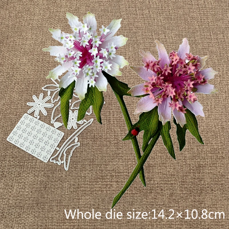 

New Design Craft Metal Cutting Dies cut die new flower Astrantia Scrapbooking Album DIY Paper Card Craft Embossing Die Cuts