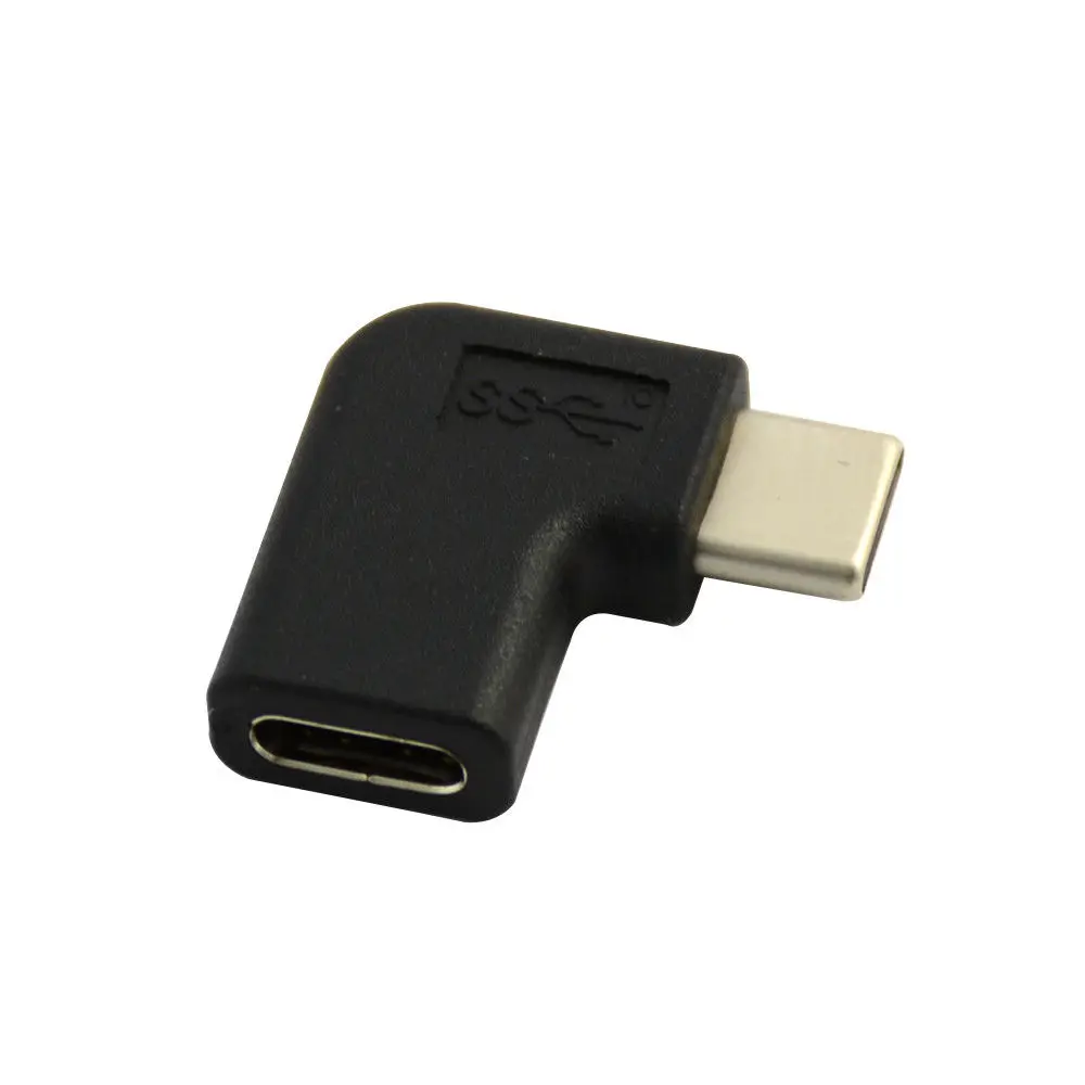 DANSPEED USB 3,1 Тип C Женский до 90 градусов угол Мужской адаптер конвертер Разъем USB-C адаптеры