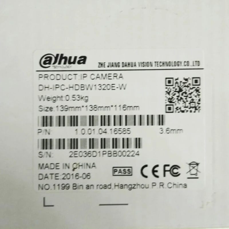 Сетевой видеорегистратор Dahua IP Камера Easy4ip облако Wi Fi 3mp IPC HDBW1320E W IK10 IP67 p2p SD Разъем