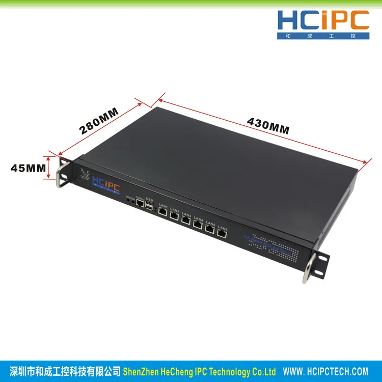 Hcipc B206-1 HCL-SB85-6LB, 16G+ 64G+ I3 Процессор, LGA1150 B85 82574L 6LAN 1U брандмауэр системы, 6LAN материнская плата, 1U 6LAN сетевой маршрутизатор
