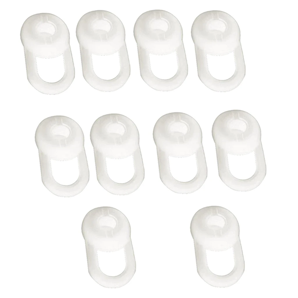 10 Pieces Ear Gel, Replacement Silicone Earbud Gel Tips Fit for M25 M55 M155 M165 M1100 D925 D97 Headset