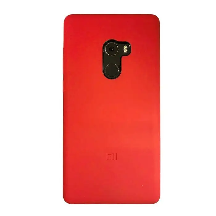 Оригинальный силиконовый чехол для Xiaomi Mi MIX 2 задняя крышка Mix2 MiMix2 черный xiaomi mi mix2