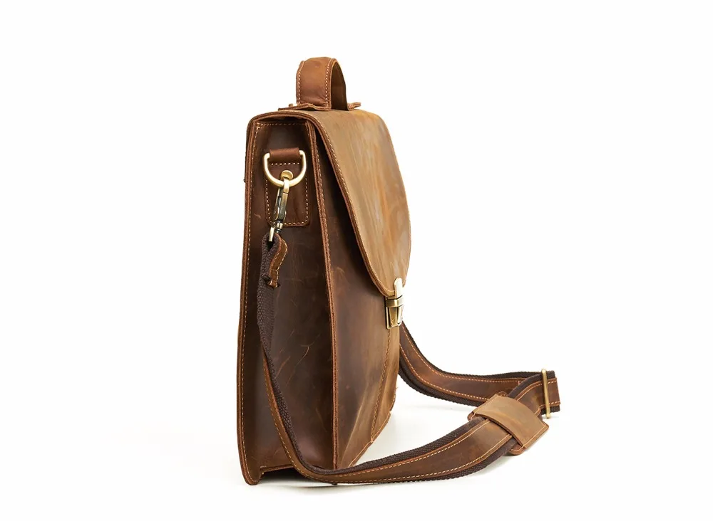 Joyir из натуральной кожи большой мужской портфель кожаная сумка для ноутбука деловая Компьютерная сумка через плечо мужская сумка
