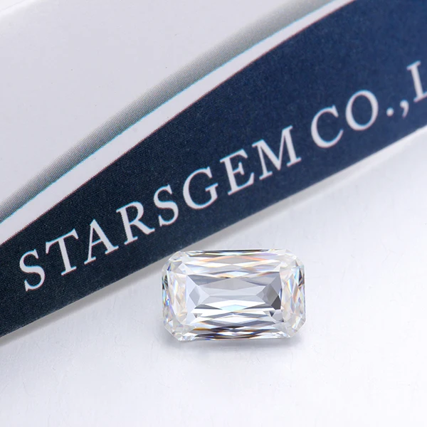 EF color white 6x8mm Emerald criss cut moissanites loose gemstone for jewelry making EF color white 6x8mm Emerald criss cut moissanites loose gemstone for jewelry making