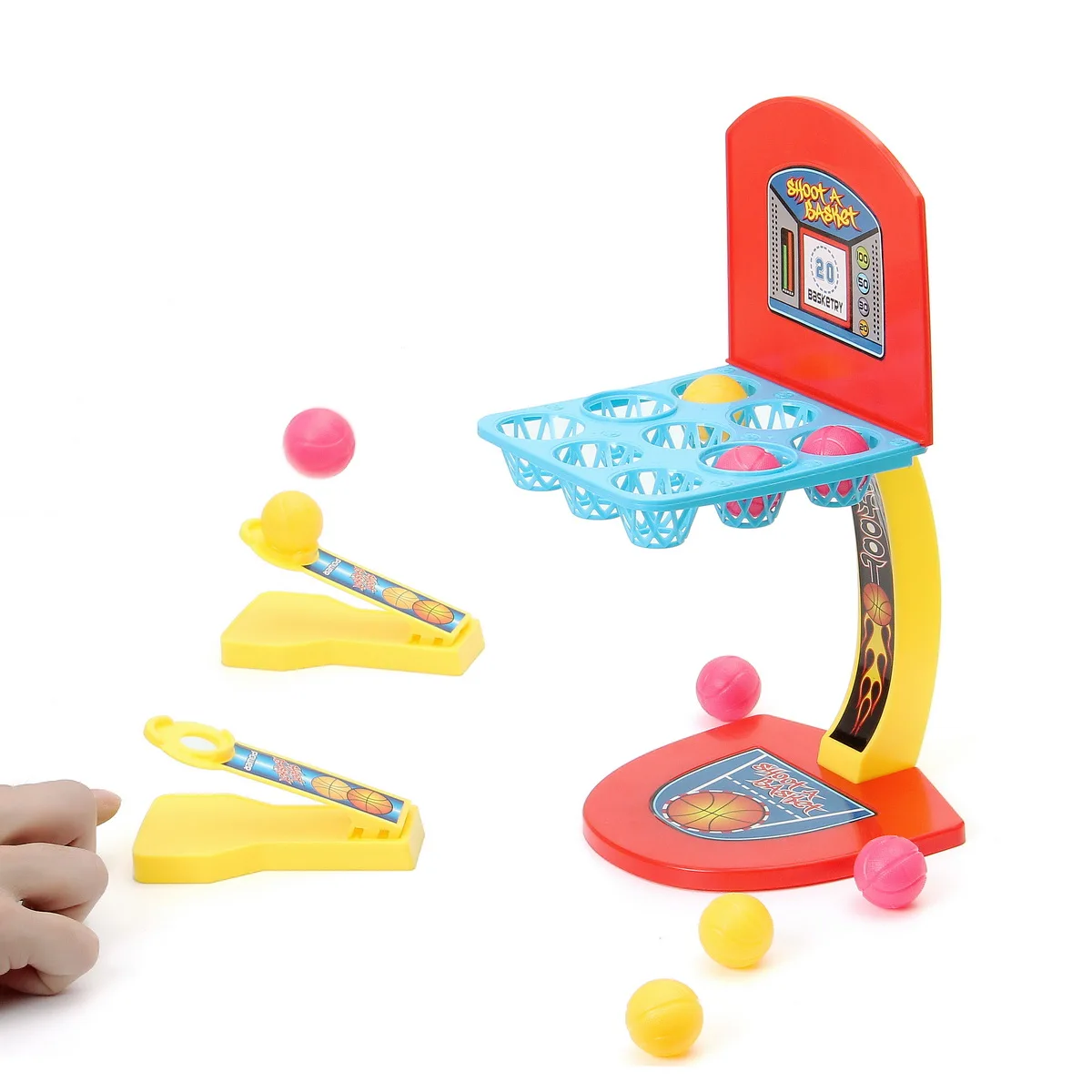 JIMITU Mini Basketball Toys Shooting Board Game Educational Desktop