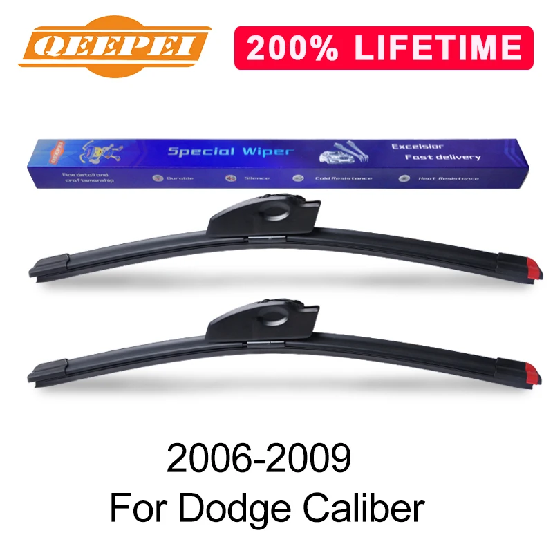 QEEPEI Replace Wiper Blades For Dodge Caliber 2006-2009 Windshield Natural Rubber Replacement Auto Car Accessories | Автомобили и