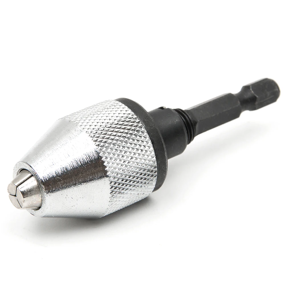

1/4" Keyless Drill Bit Chuck Hex Shank Adapter Converter 0.3mm-3mm Quick Change keyless electric drill bit chuck screwdriver