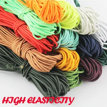 

10m diameter about 2.8mm colorful high elastic rubber rope string