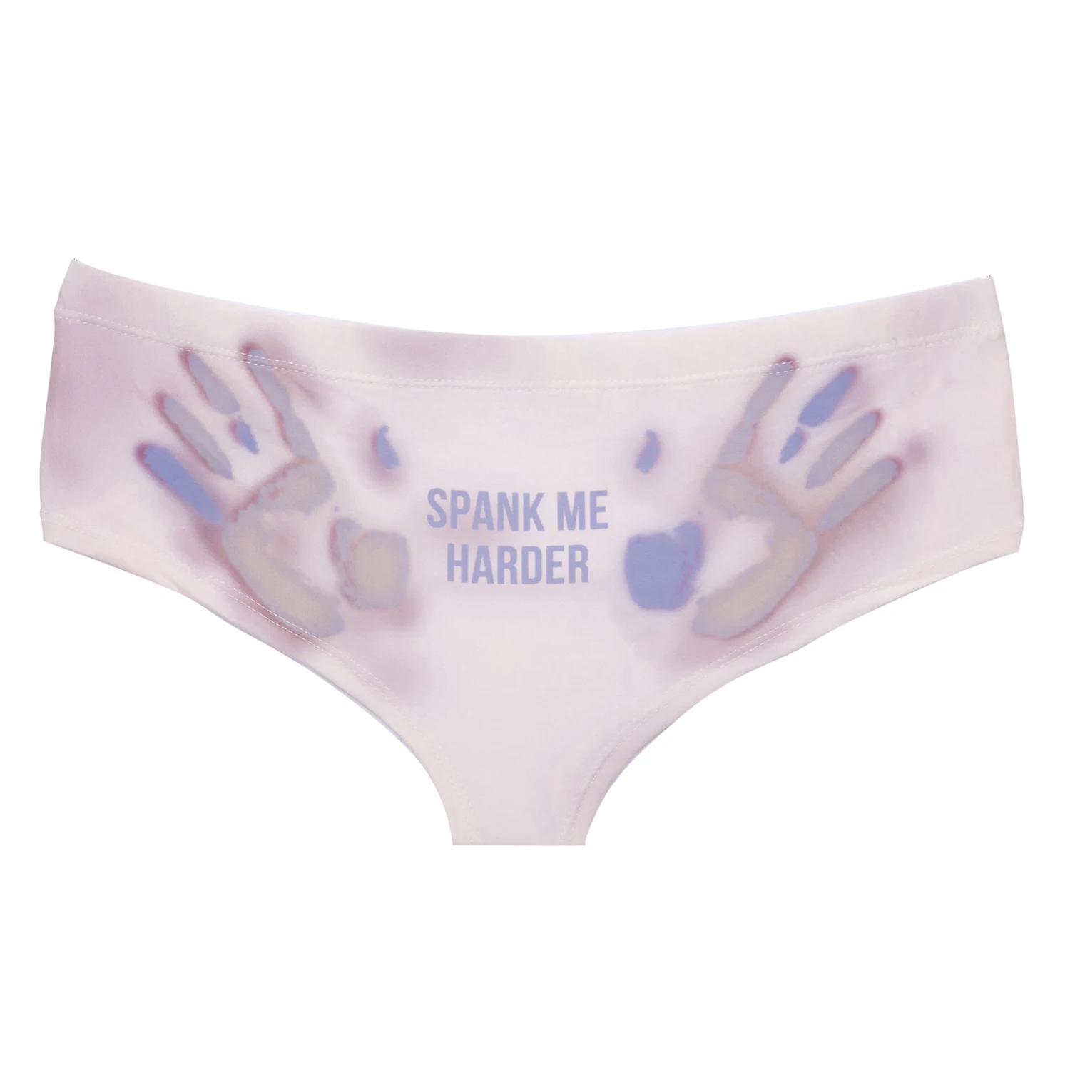 

Spank Me Hard Hands Pink Funny Print Sexy Women Underwear Hot Female Lingerie Thongs Cute Briefs Panties for Lady