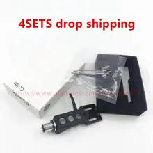 4 комплекта OEM Phono картридж поворотная головка CN5625 для Technics1200 1210(без стилуса) черный цвет