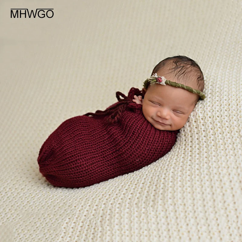 MHWGO спальный мешок для младенцев Конверт новорожденных зимняя хлопковая