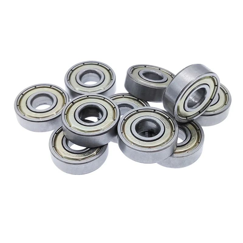 10pcs Ball Bearing 608ZZ Double Shielded Miniature carbon steel Single Row Deep Groove 608 for fidget spinner 8*22*7mm