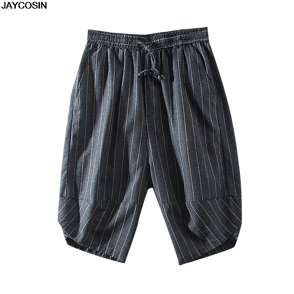 KLV мужские шорты, летние мужские повседневные шорты, штаны для бега, фитнеса, льняные свободные спортивные штаны, новинка,, сделай сам, одежда 9531