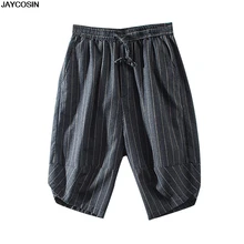 KLV мужские шорты, летние мужские повседневные шорты, штаны для бега, фитнеса, льняные свободные спортивные штаны, новинка,, сделай сам, одежда 9531